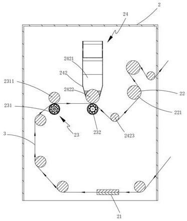 A food packaging waxing base paper processing system and process thereof