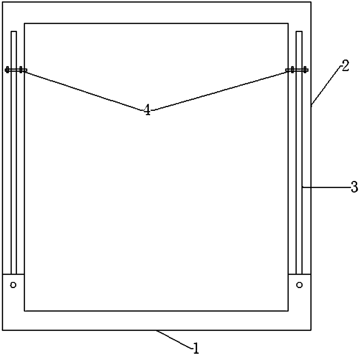 Detachable or hidden door sill structure for ship