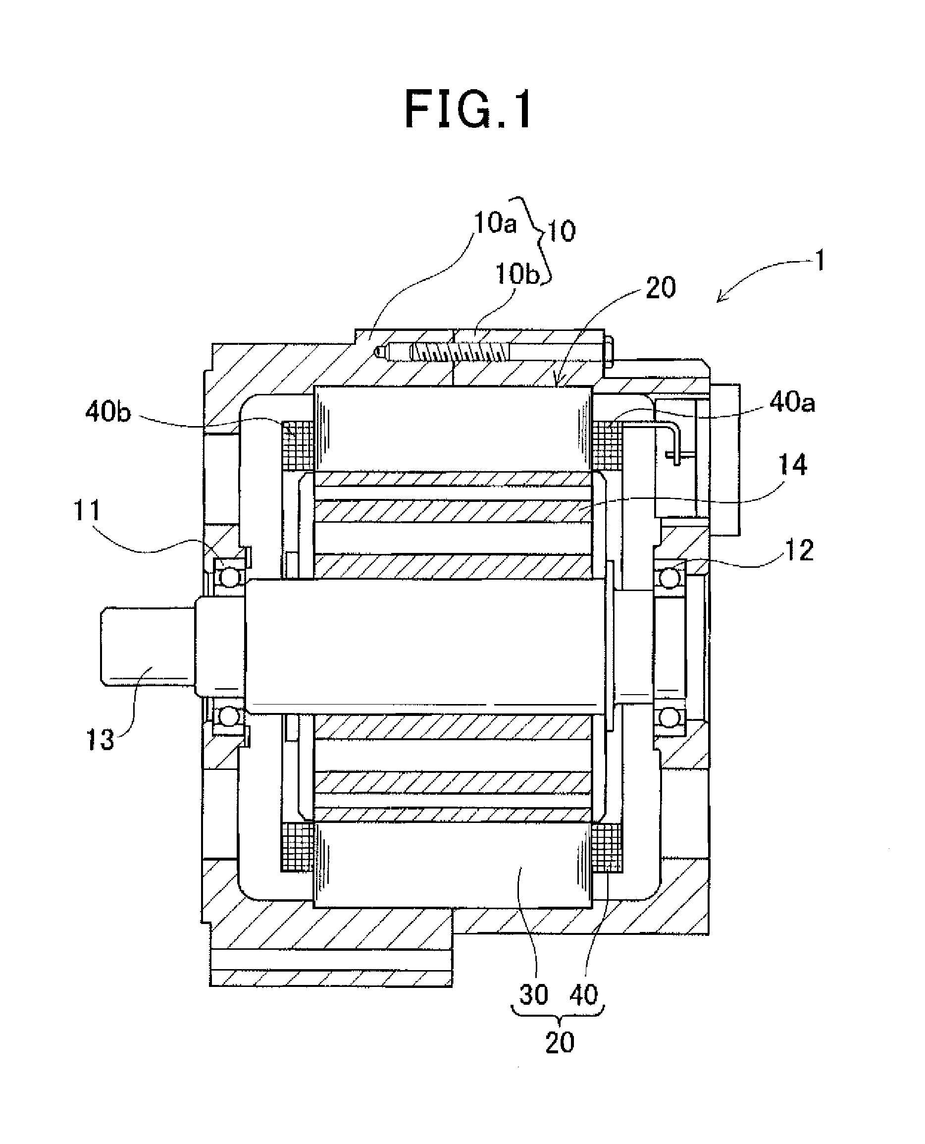 Stator for rotating electric machine