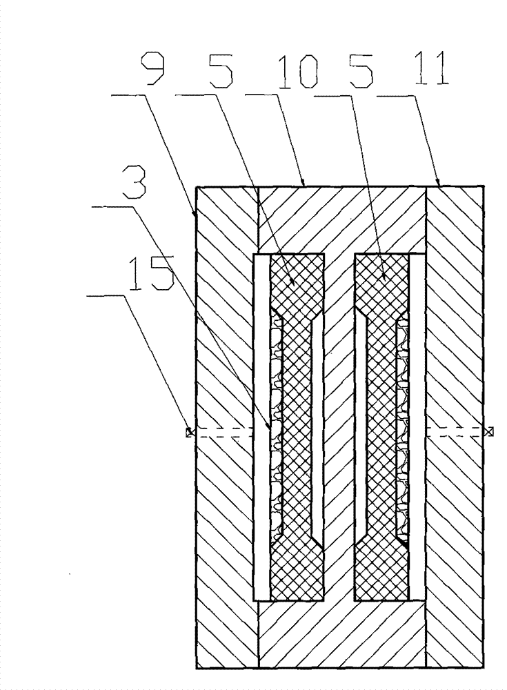 Die-pressing membrane filter plate and molding method thereof