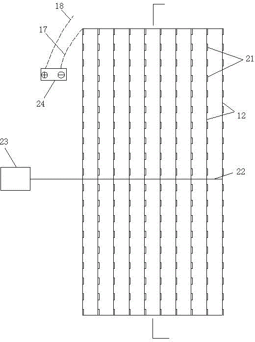 Method and device for vacuum electro-osmotic drainage for reinforcing dredged silt soil