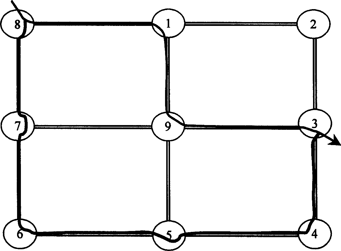 Method for controlling plane participation protective rotation in ASON network