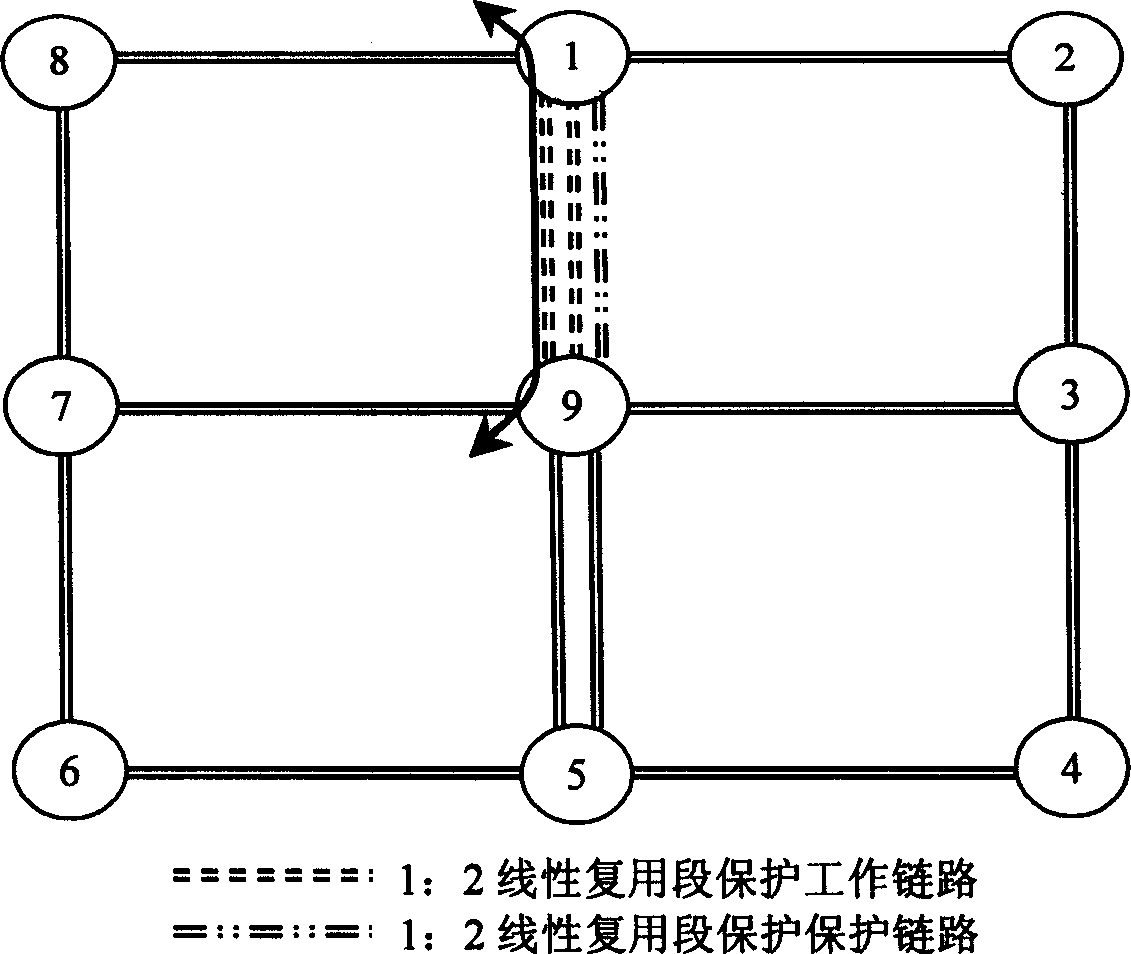 Method for controlling plane participation protective rotation in ASON network