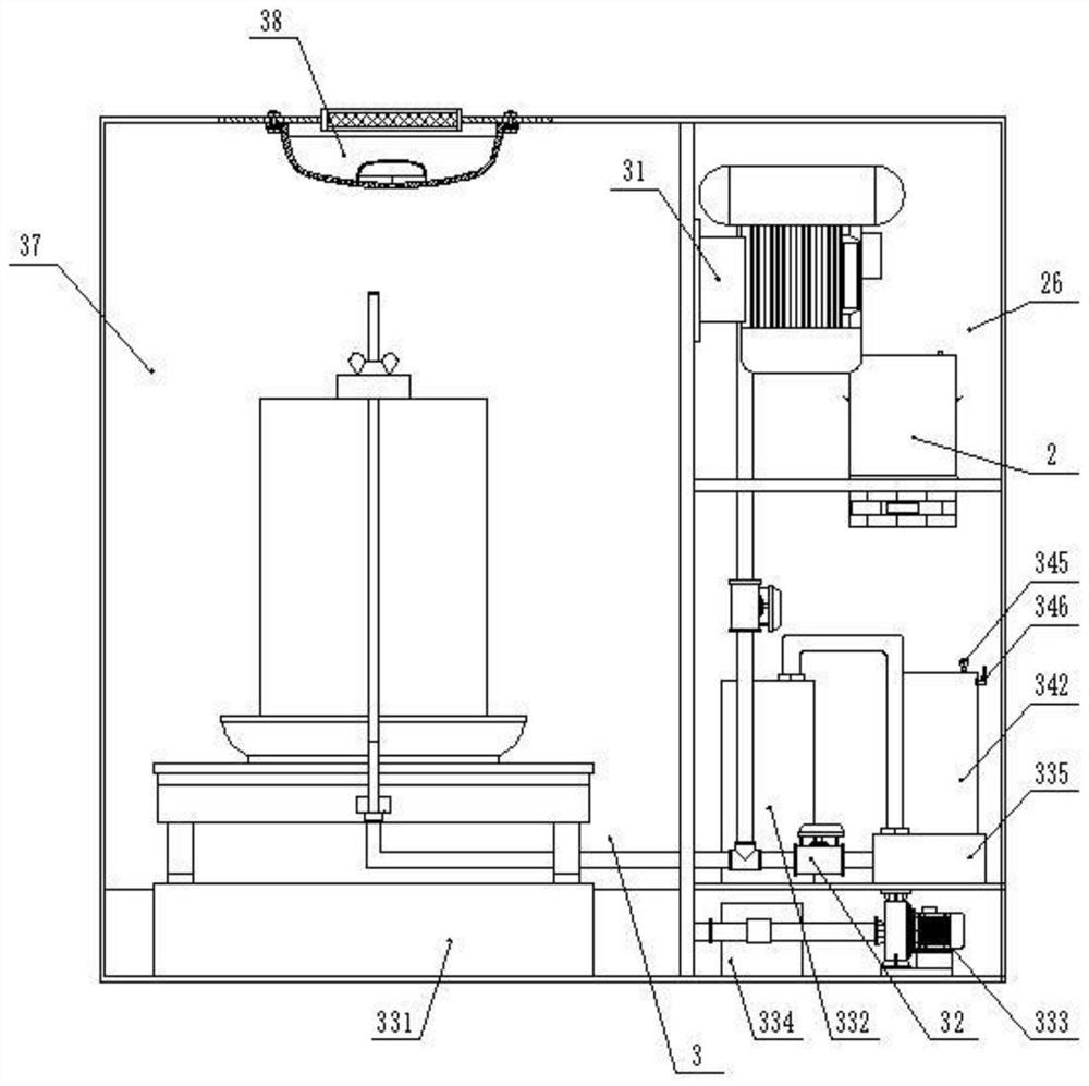 Environment-friendly comprehensive cleaning device for CHINA VI postprocessor