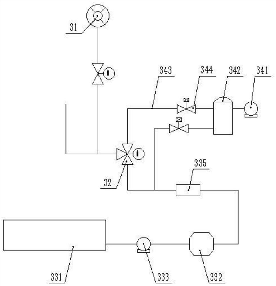 Environment-friendly comprehensive cleaning device for CHINA VI postprocessor