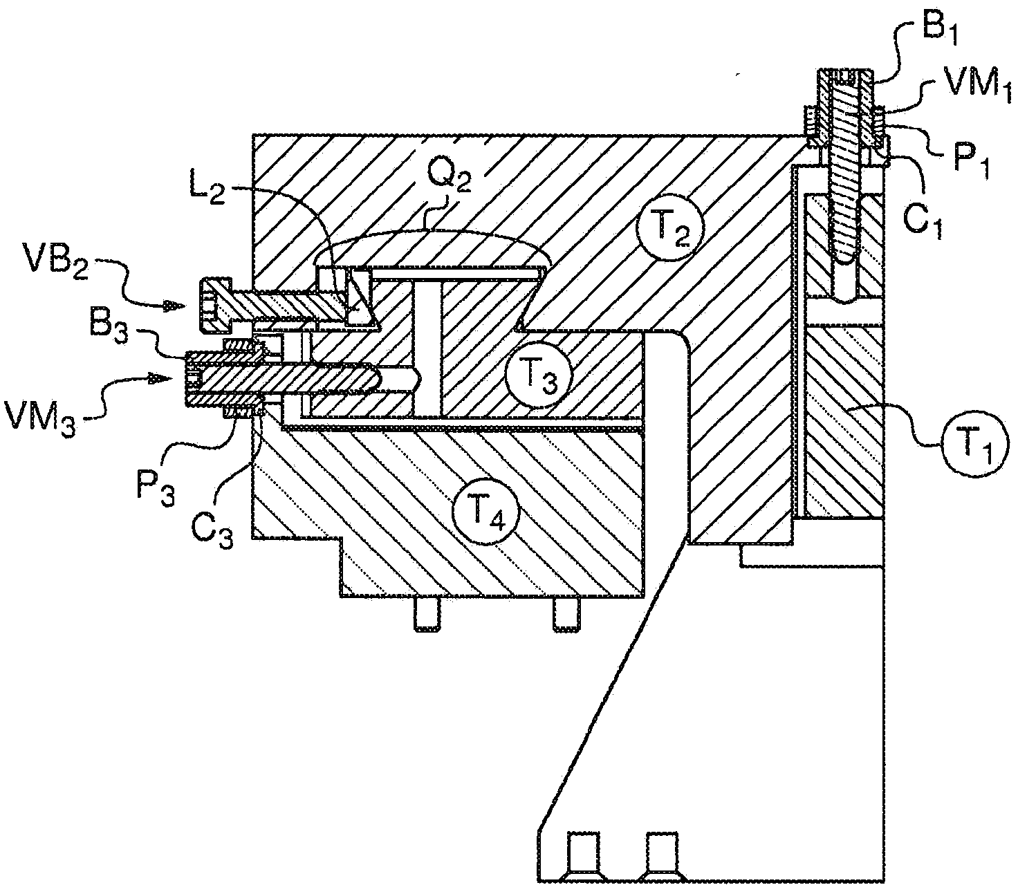 Device for positioning an object in space