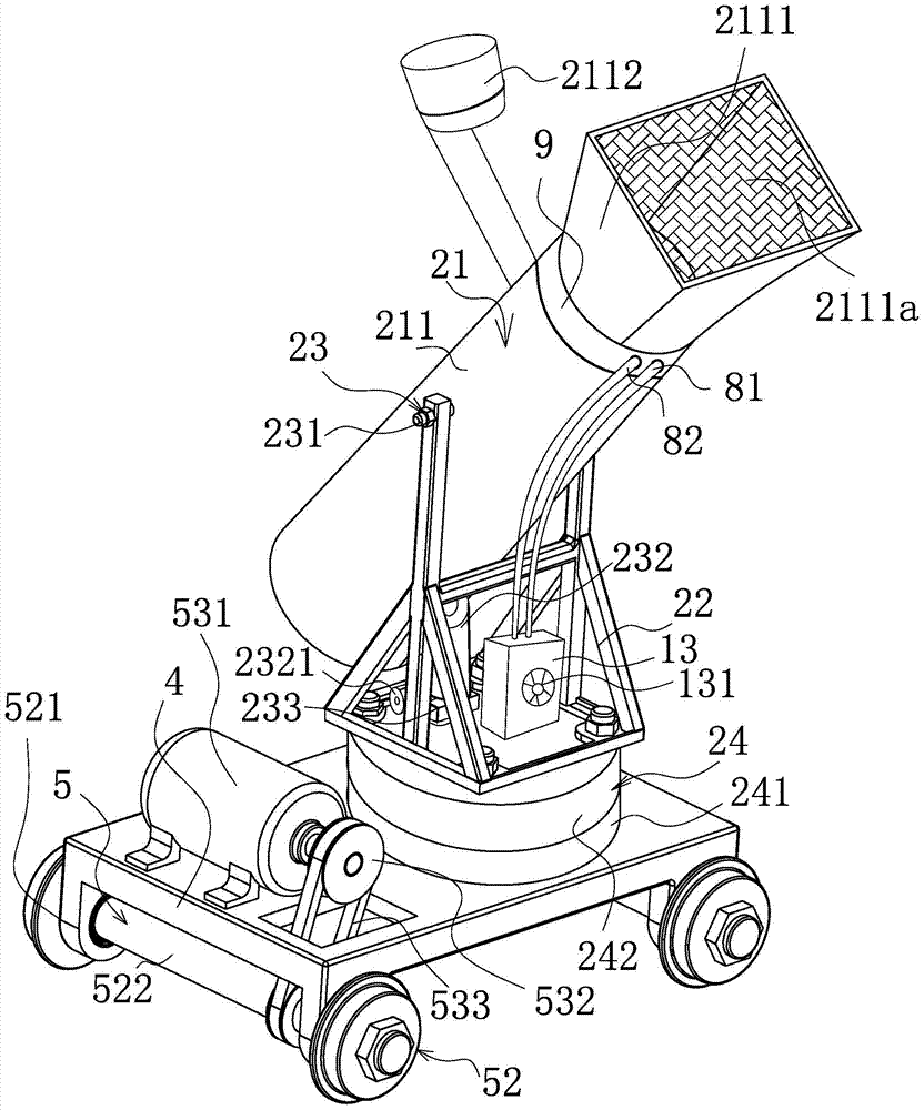 Cement rotary kiln intelligent air cooling device