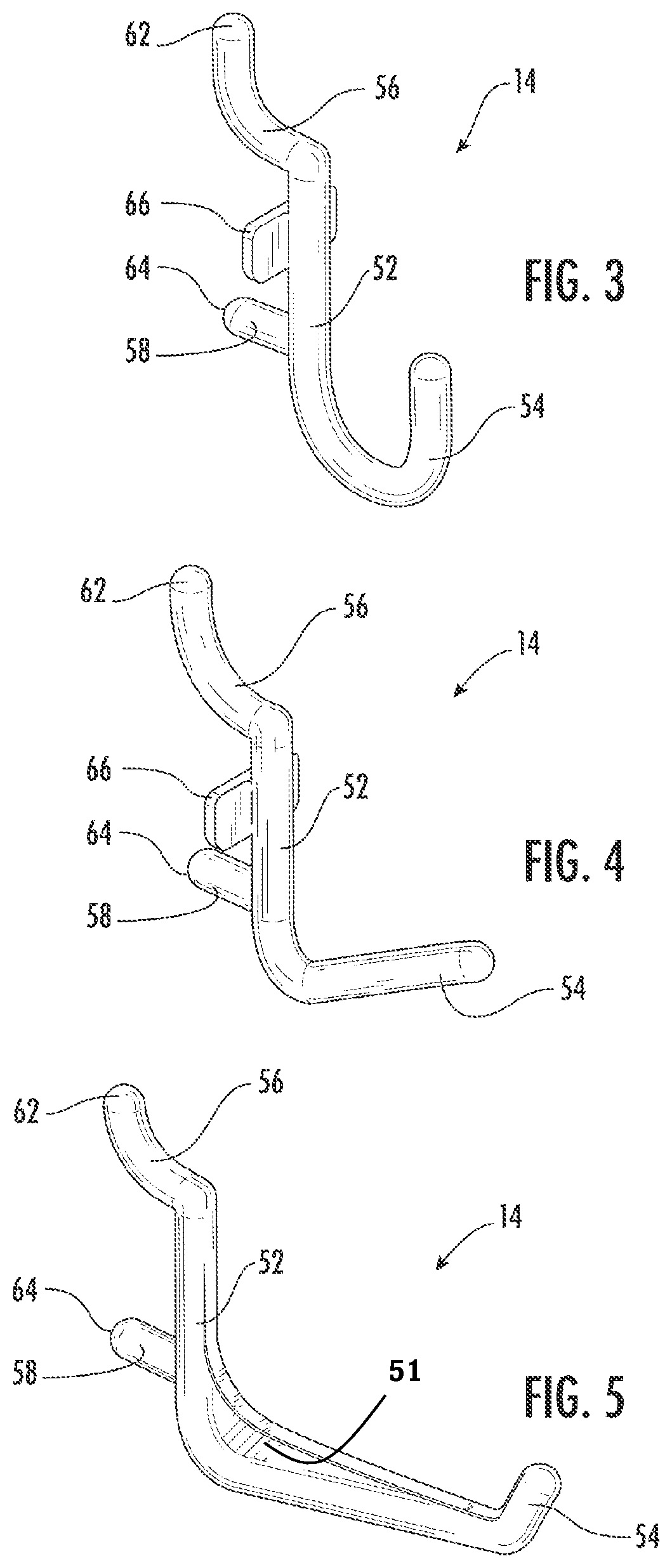 Perforated board and hanger storage system