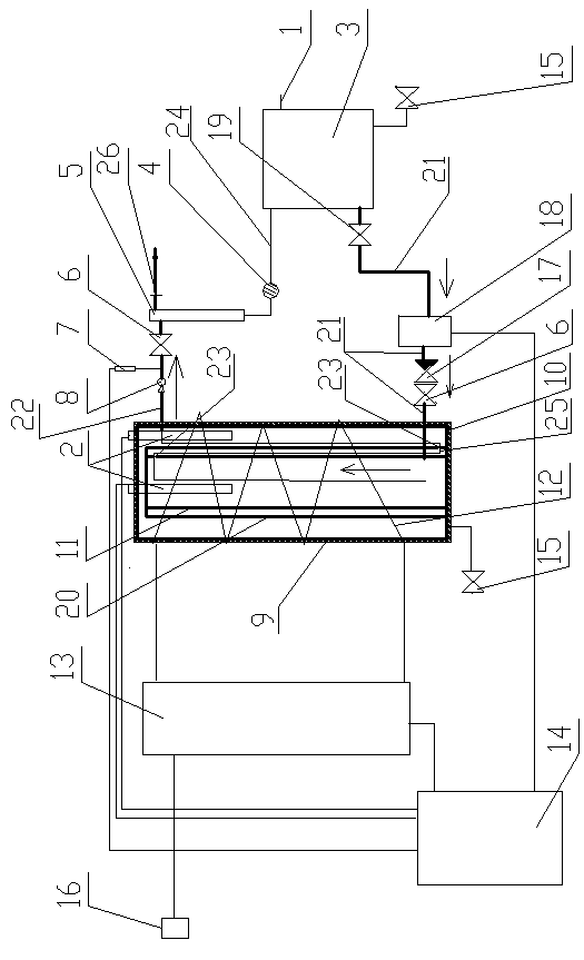 High-frequency electromagnetic steam engine