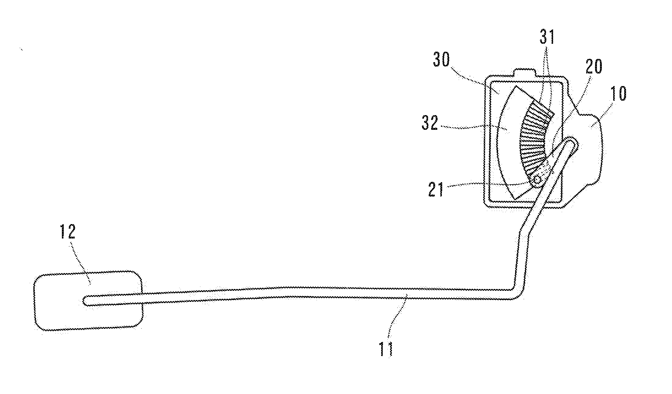 Sliding liquid level sensor