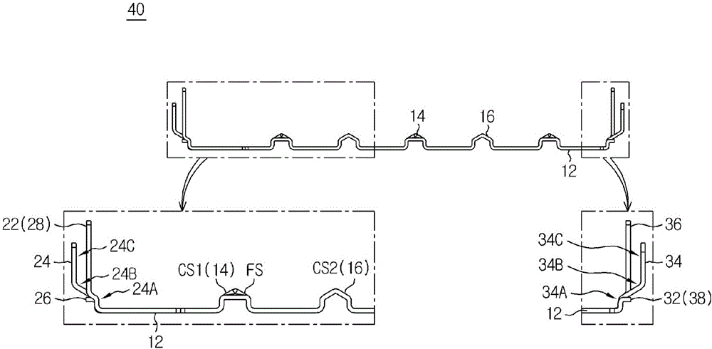 Cooling fin, cooling module comprising the cooling fin and battery module comprising the same