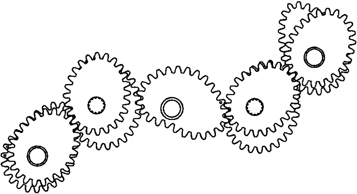 Double planet frame type non-circular-elliptical gear planetary gear system pot seedling transplanting mechanism