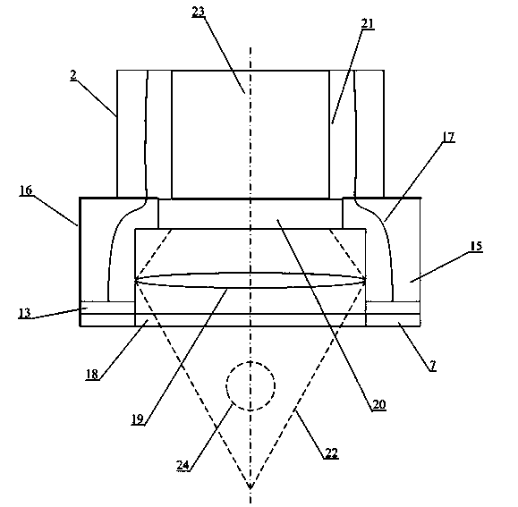 Photoacoustic endoscopic type A scanning imaging system