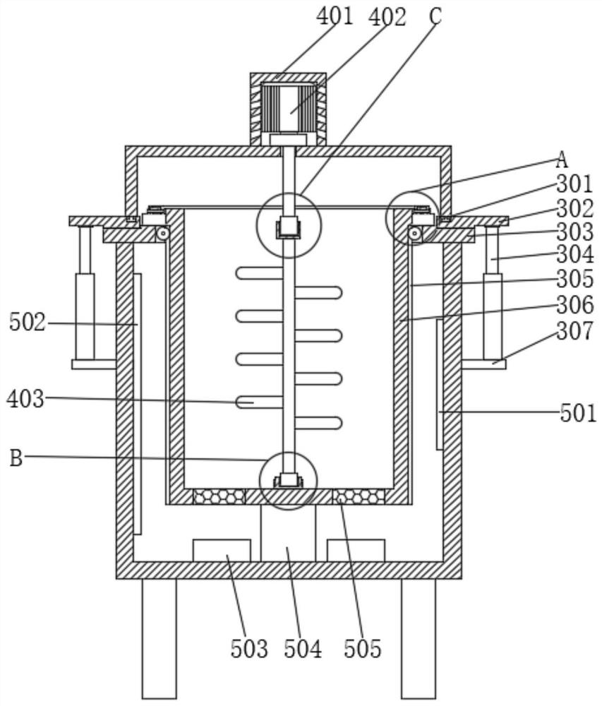 Precooking device capable of detecting liquid level for production of soft-shelled turtle protein powder