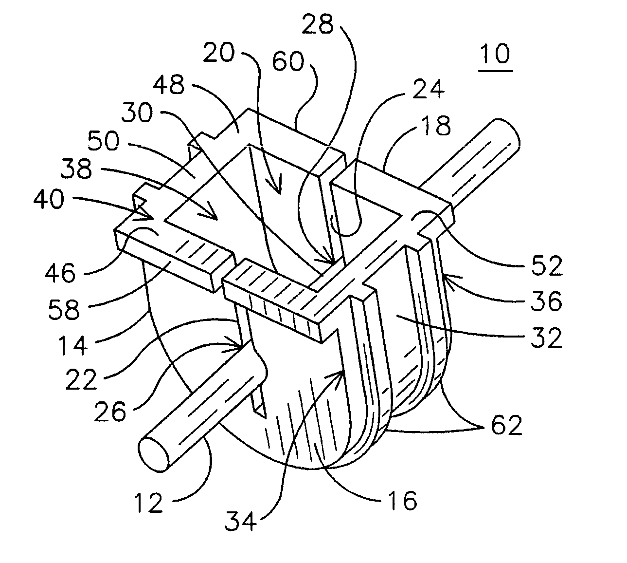 Cable sealing device