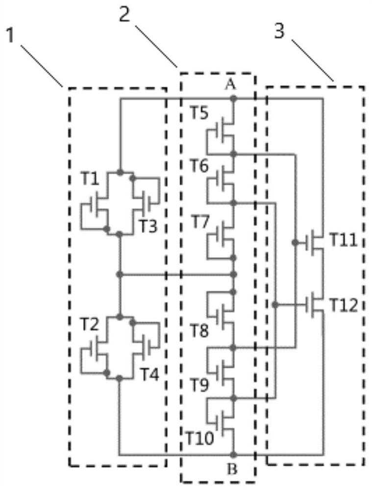 Electrostatic protection circuit and display panel