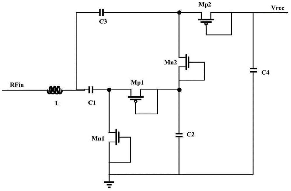 A radio frequency energy acquisition circuit system