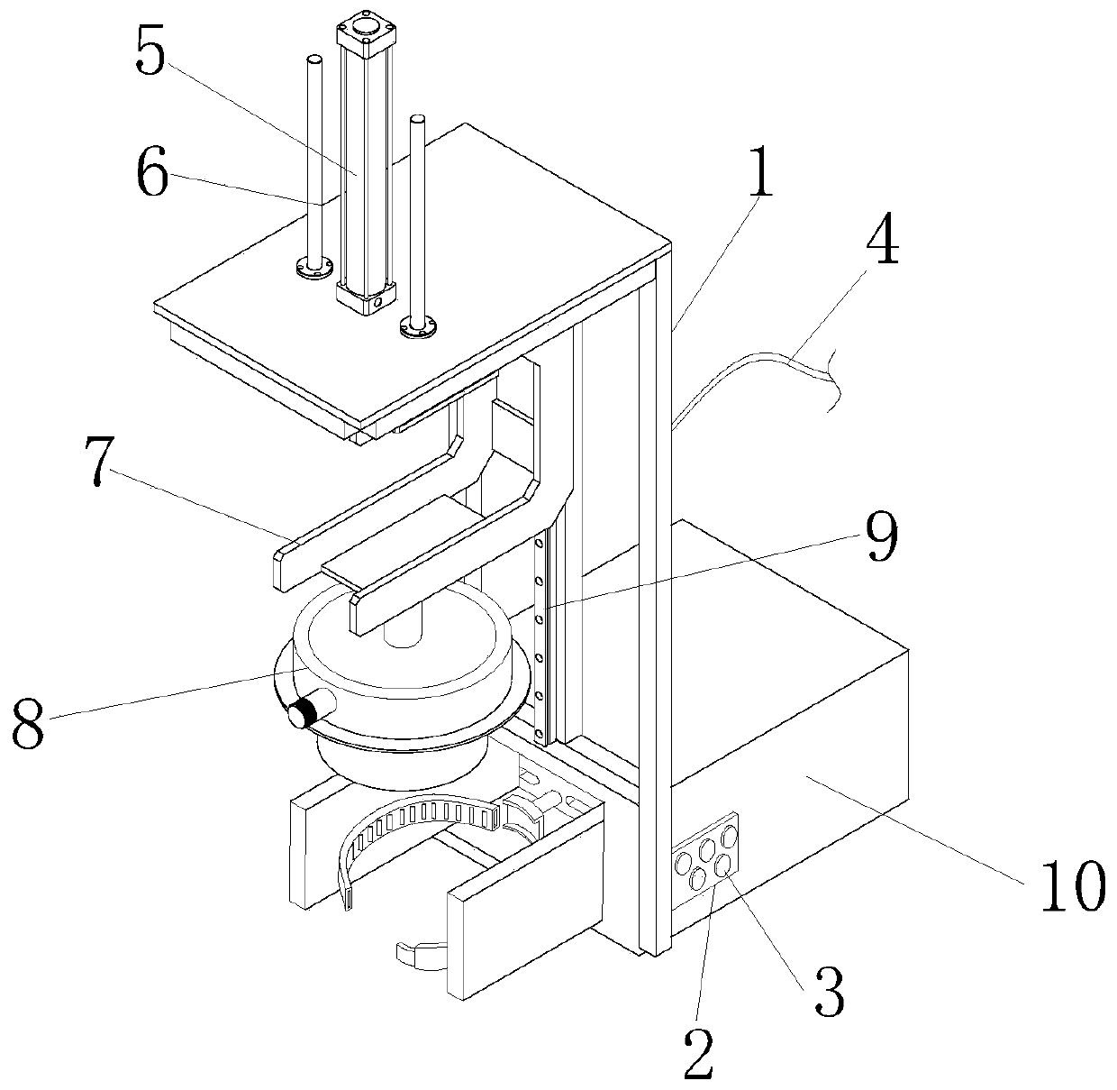 Industrial furnace opening seal device convenient to replace