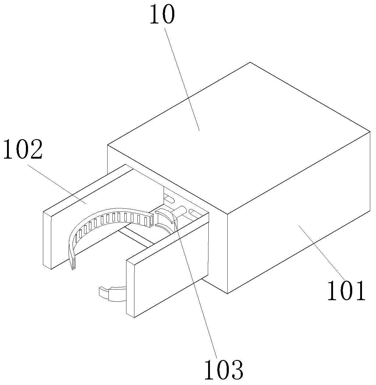 Industrial furnace opening seal device convenient to replace