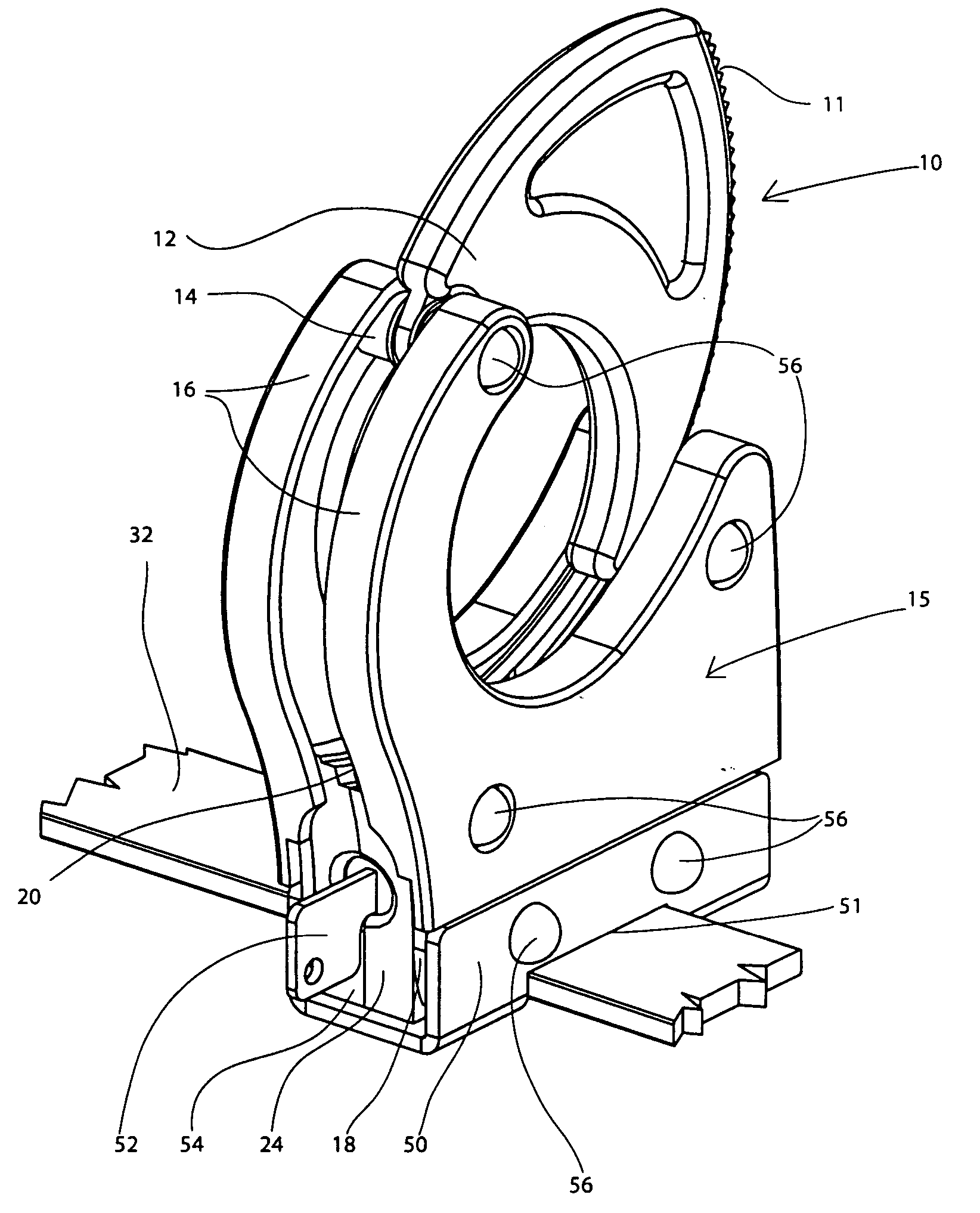 Universally adjustable gun rack and lock assembly