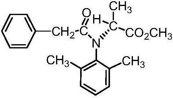 Bactericidal composition containing benalaxyl-M