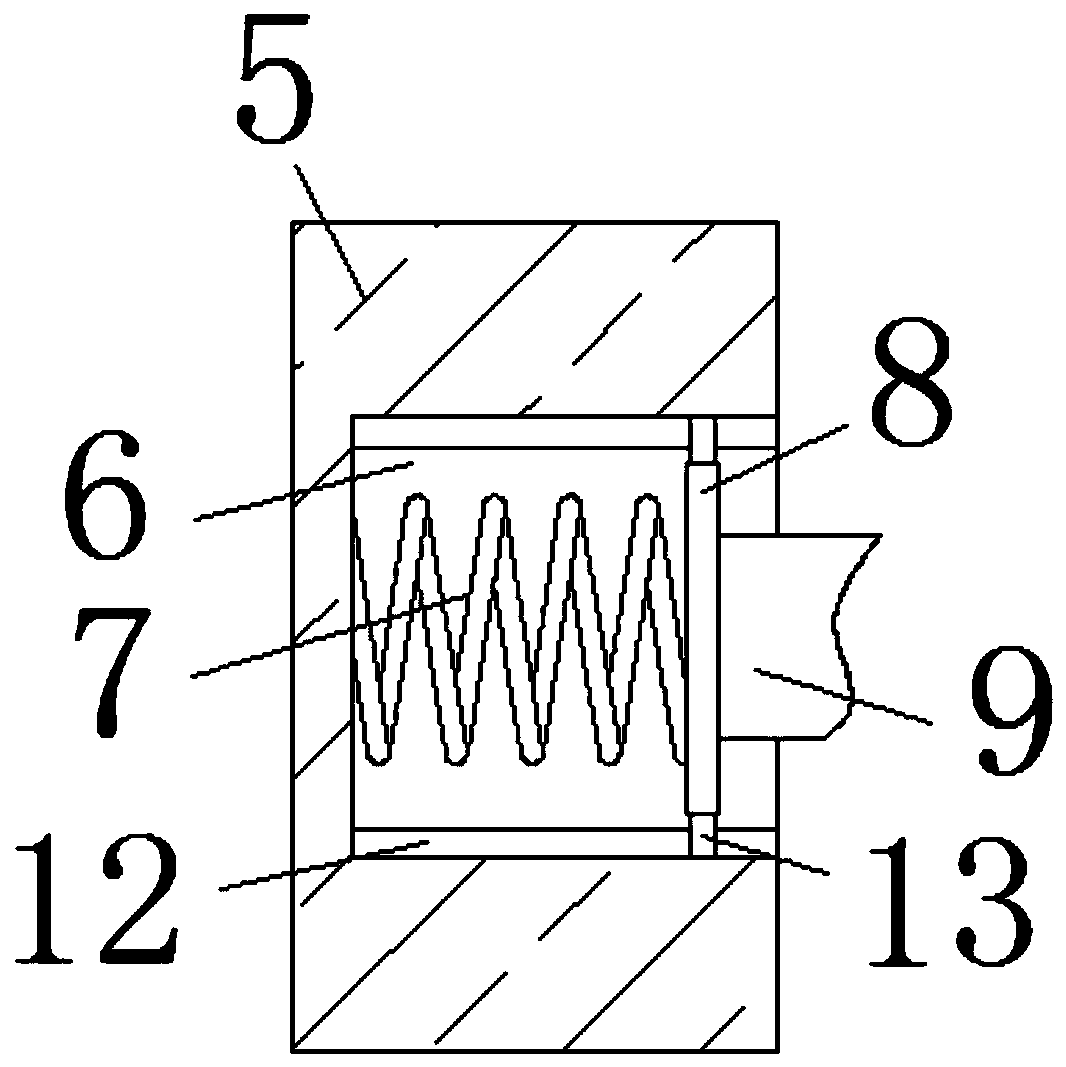 Limiting structure of insulated bus bridge