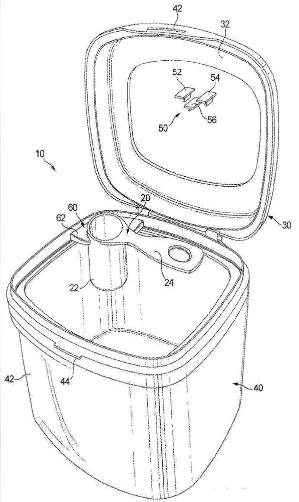 Dispensing apparatus having overcap and scoop