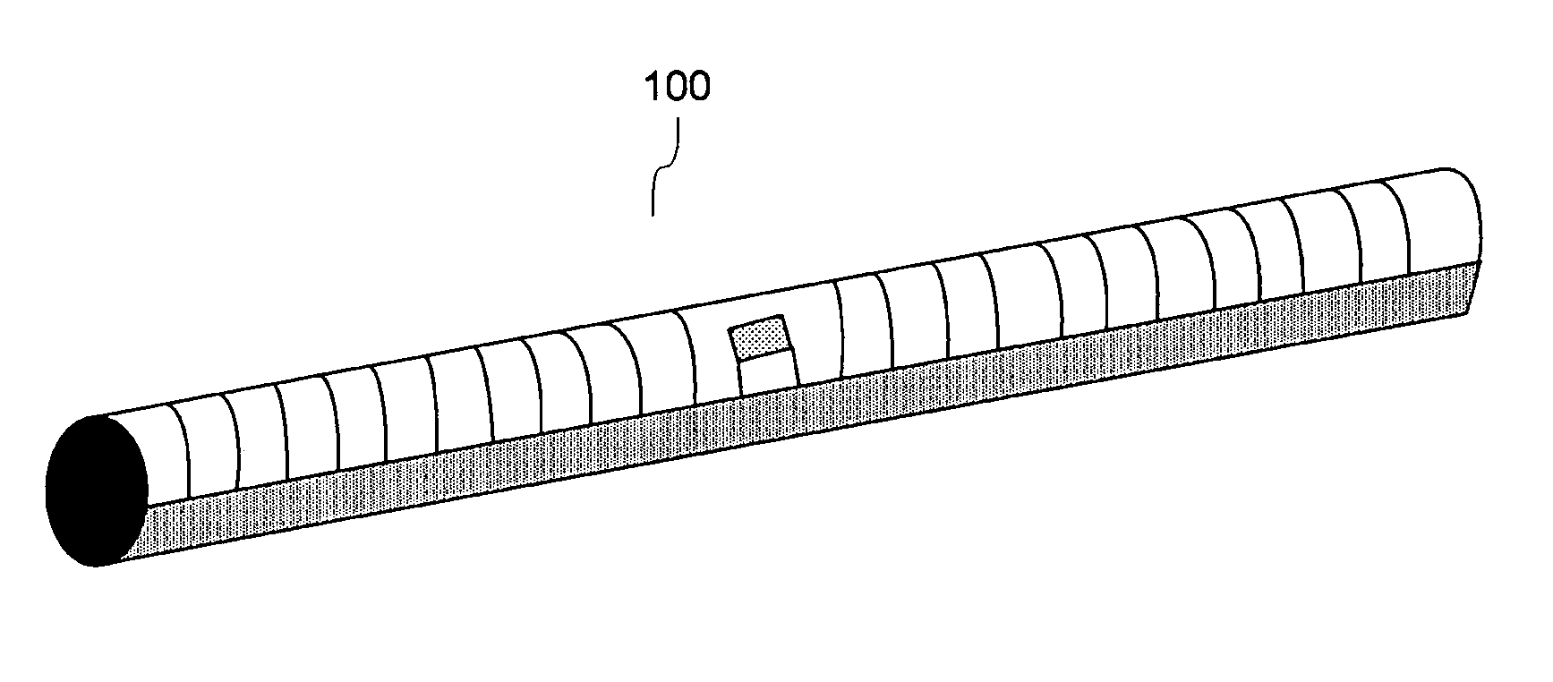 Coiled RFID tag