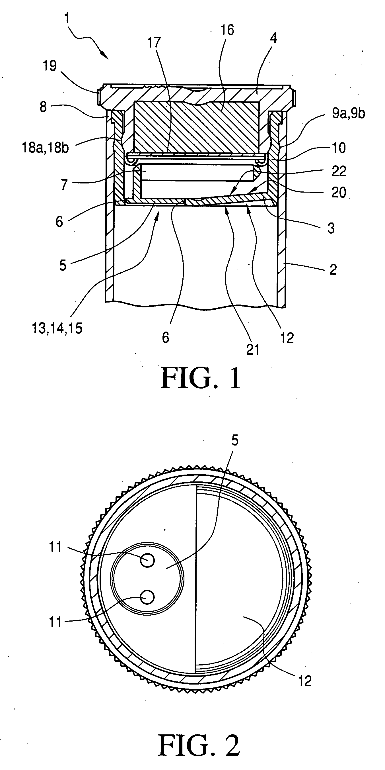 Assembly for storage and dispensing of unit objects, equipped with a first-opening seal