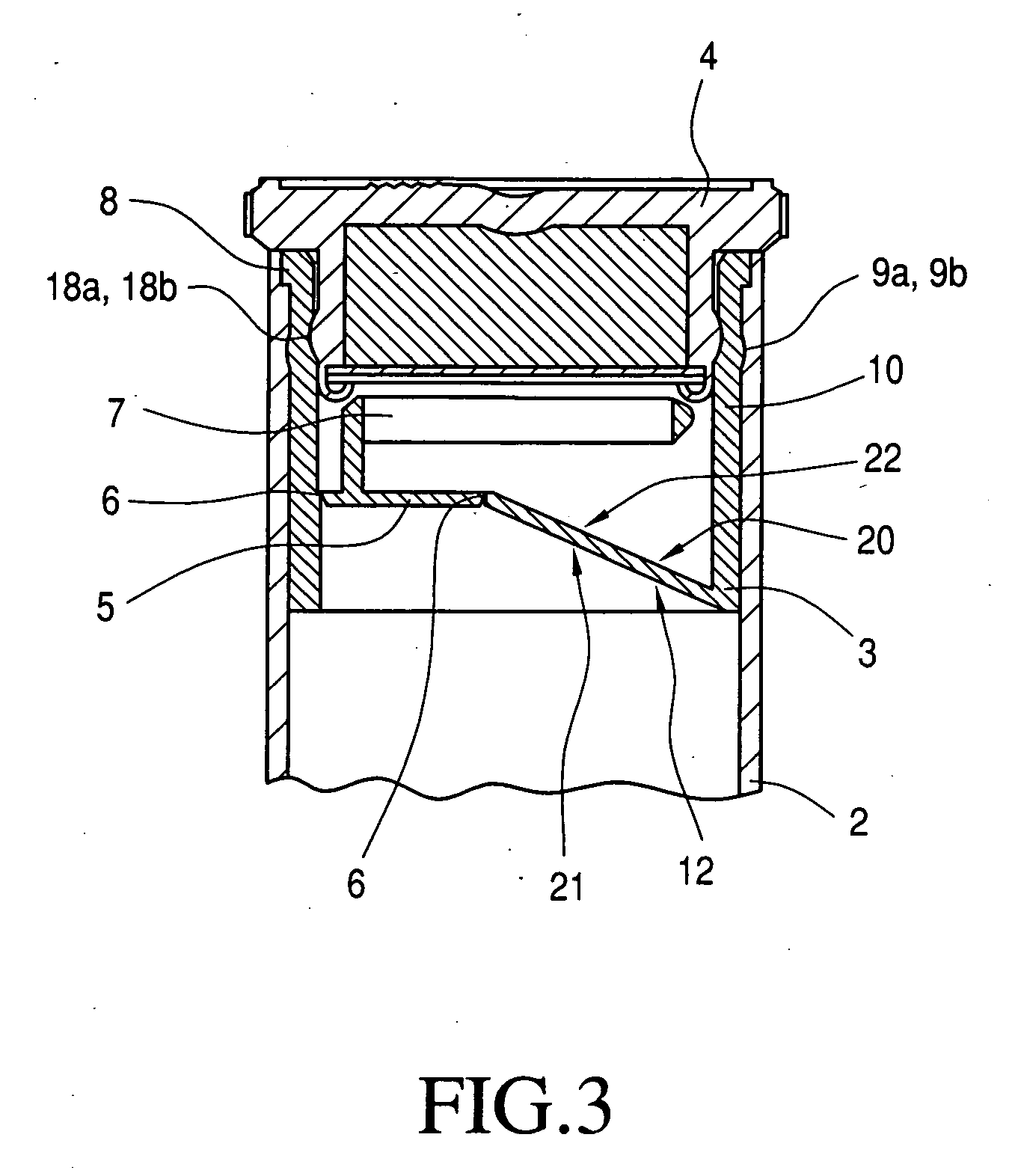 Assembly for storage and dispensing of unit objects, equipped with a first-opening seal