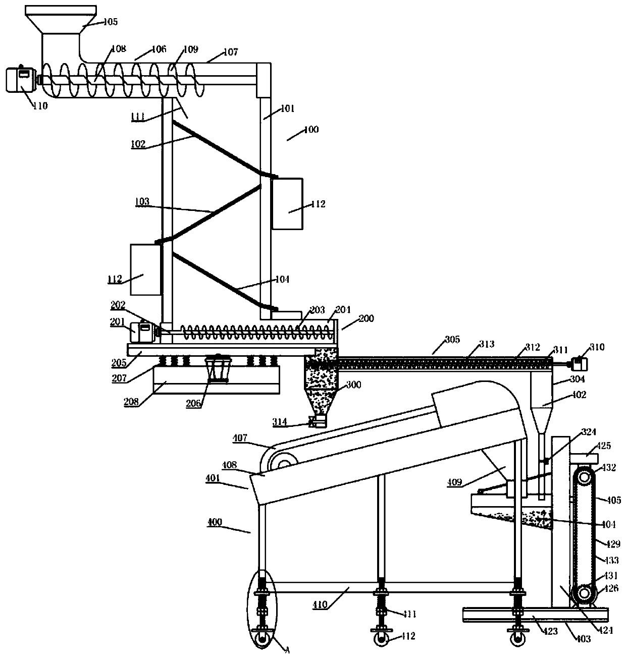 Device of throwing inoculant automatically and working method thereof