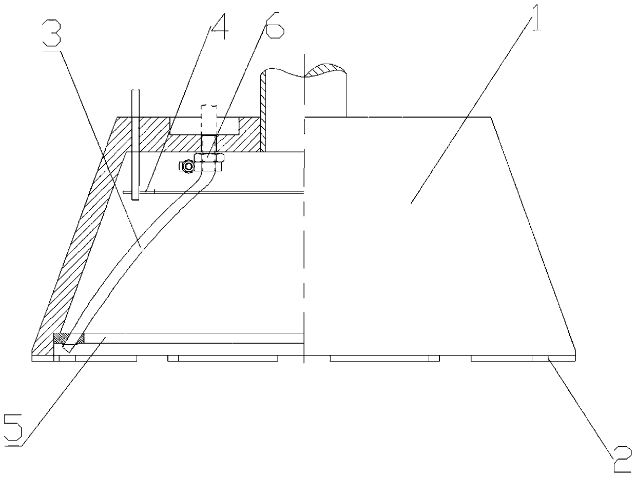 A kind of internal cooling grinding wheel