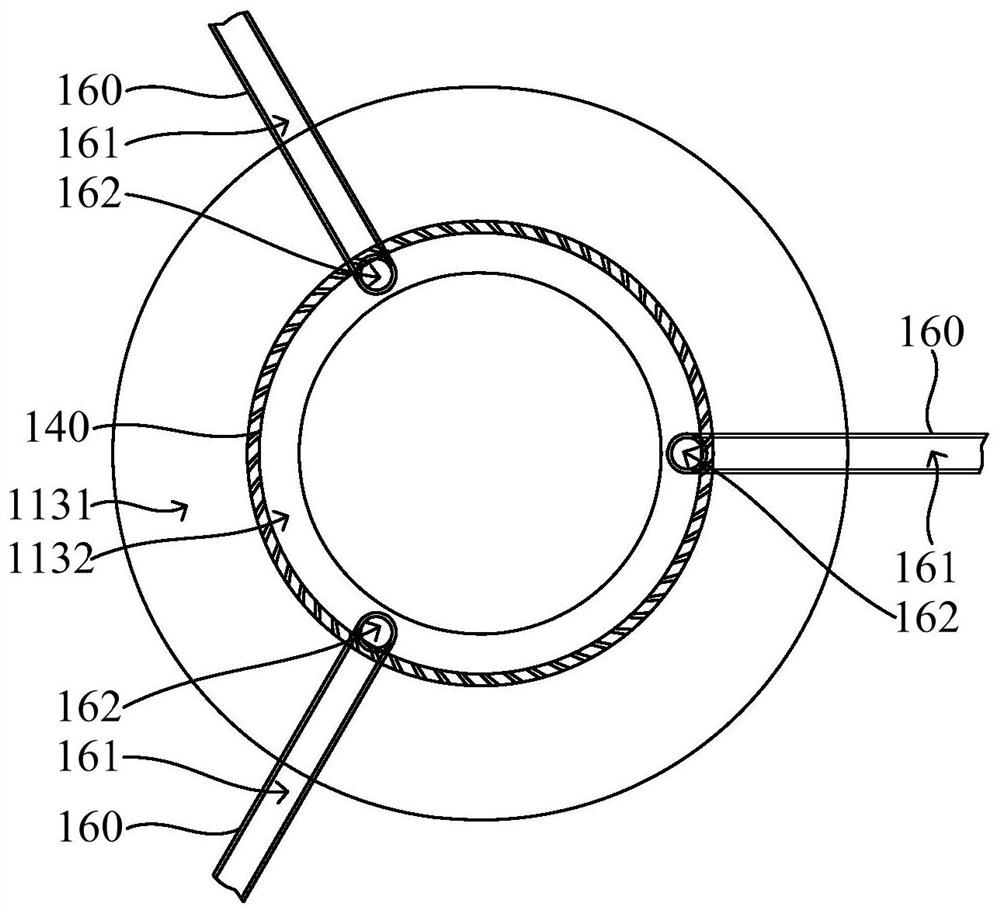 Kitchen garbage treatment device and garbage treatment system