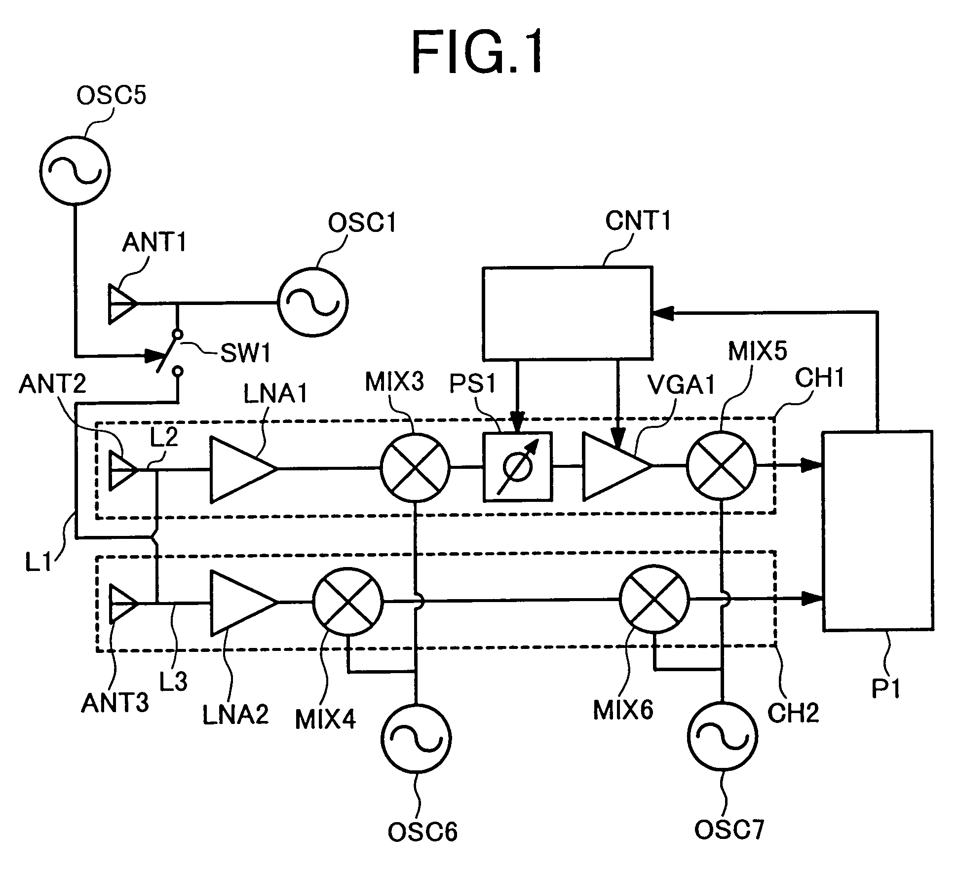 Monopulse radar system