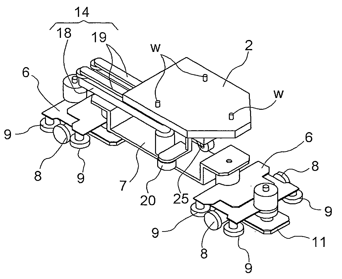 Article transport device