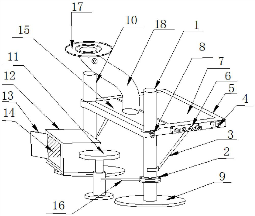 A supporting device for auxiliary feeding