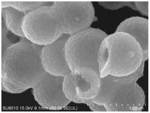 Hollow sphere photocatalyst as well as preparation method and application thereof