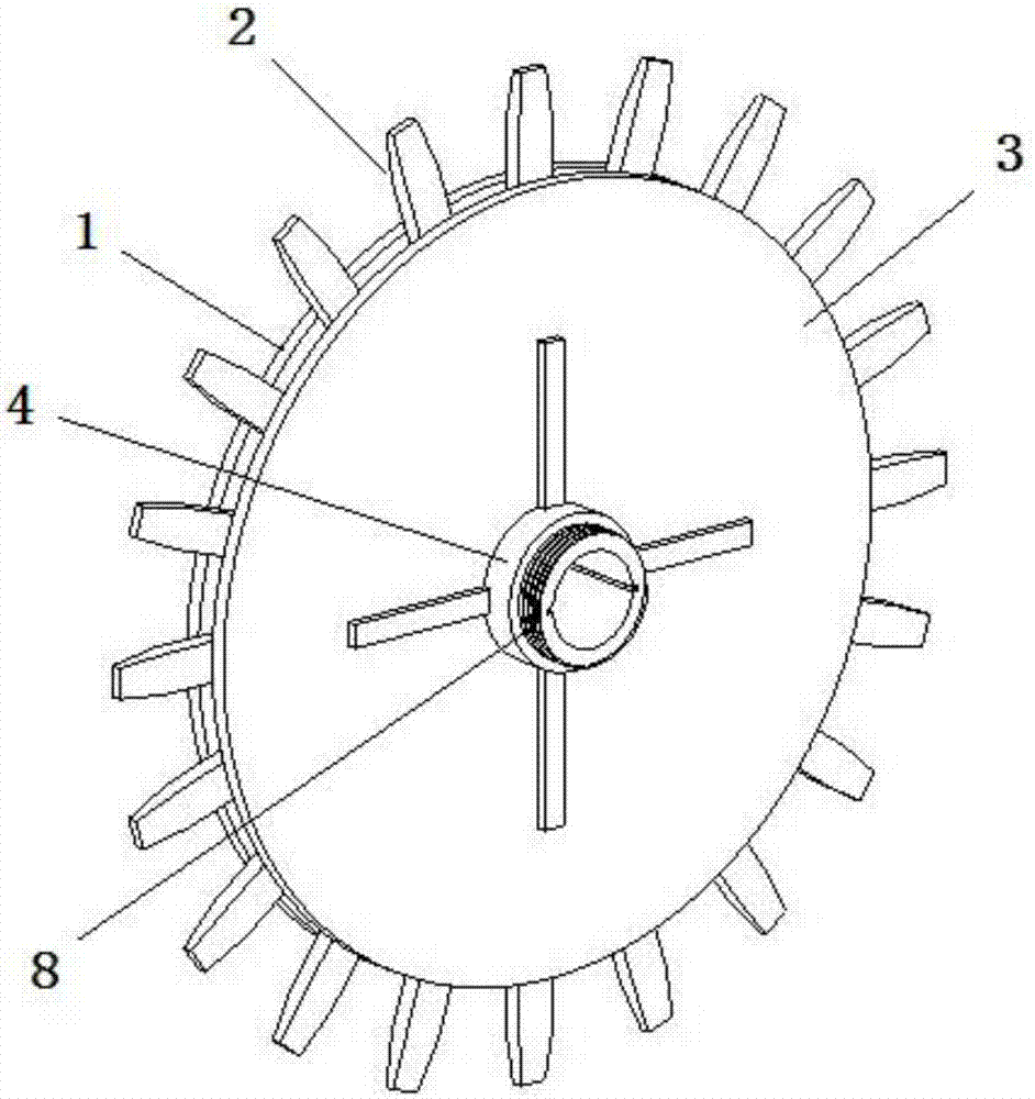 Trimming blade used for tire production