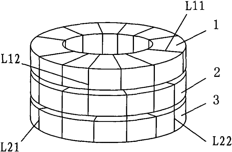 Local reverse-coupling toroidal inductor