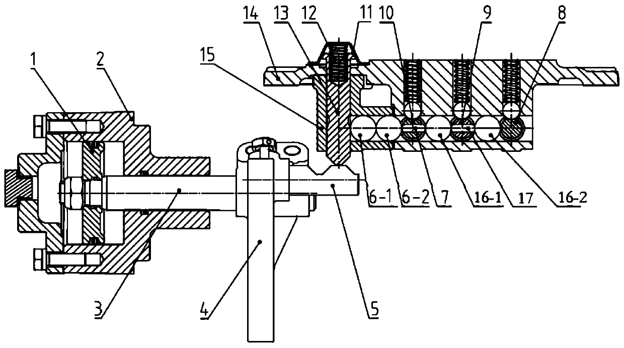 Transmission main box and auxiliary box interlocking mechanism