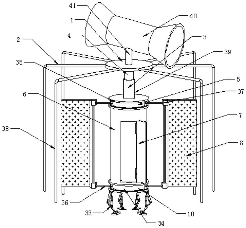 Energy-saving and environment-friendly new energy electric appliance cabinet structure and energy-saving method thereof