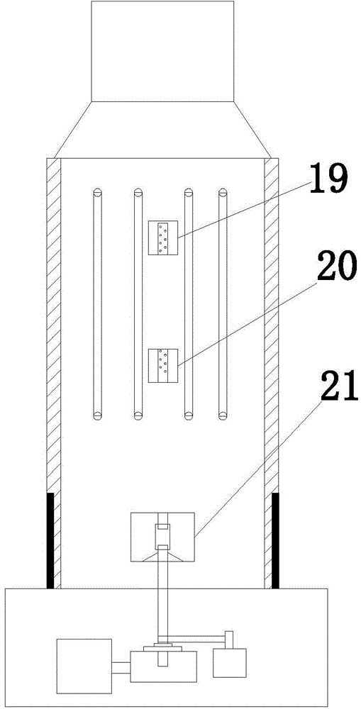 Biomass high-level cold wood burner and use method thereof