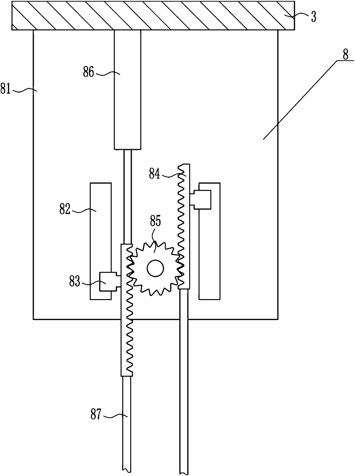 Medical postoperative leg massage device