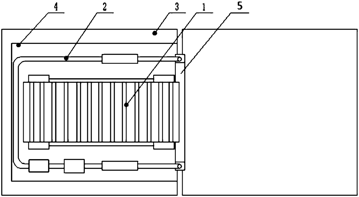 Tile side bottom gap automatic filling device