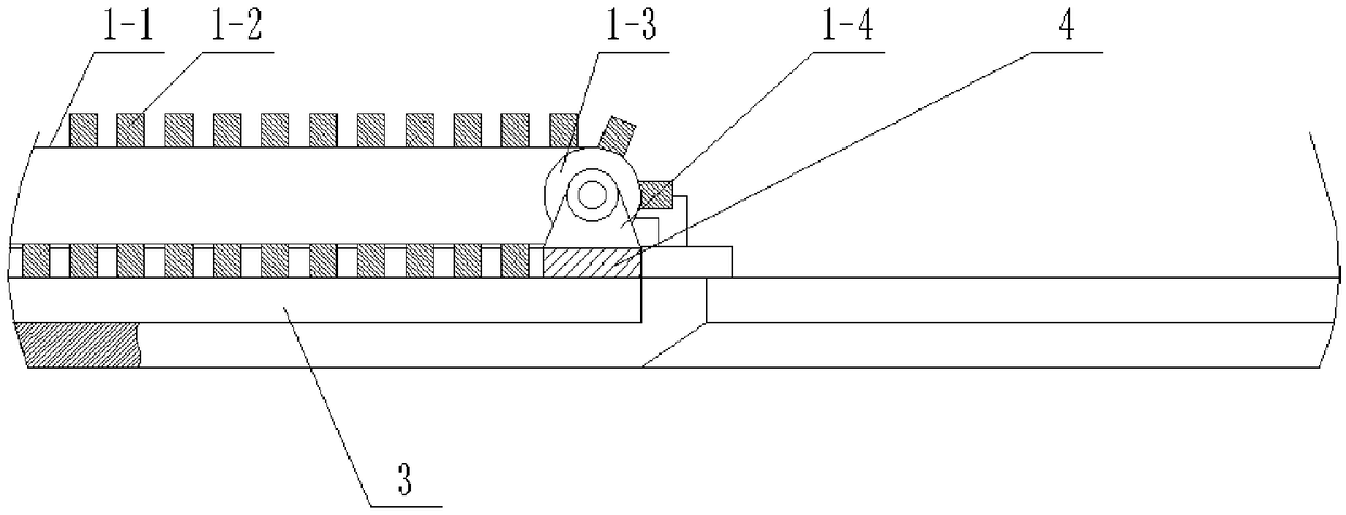 Tile side bottom gap automatic filling device