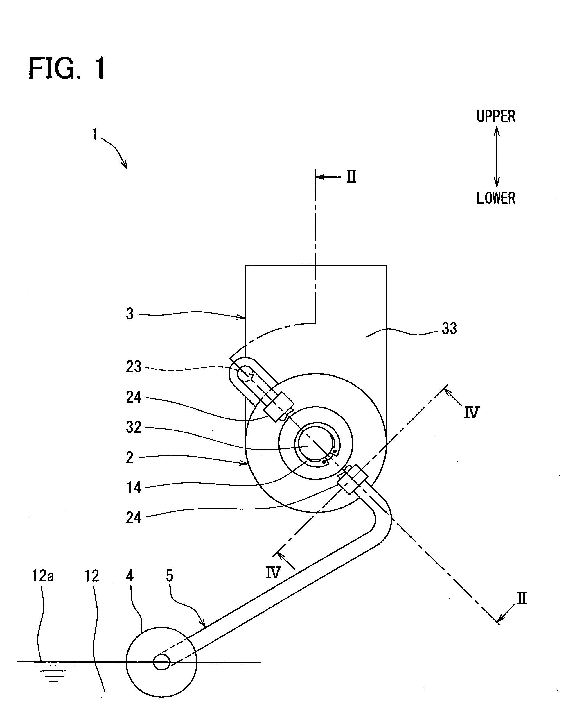 Liquid level detecting device