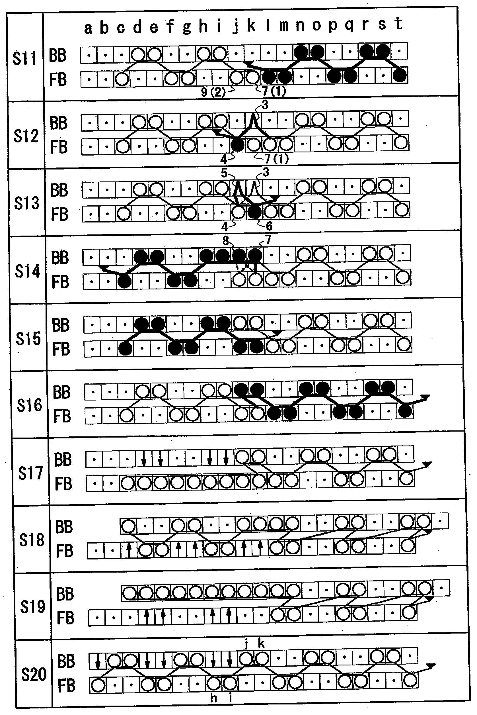 Method of increasing number of internal stitches, and knitted fabric