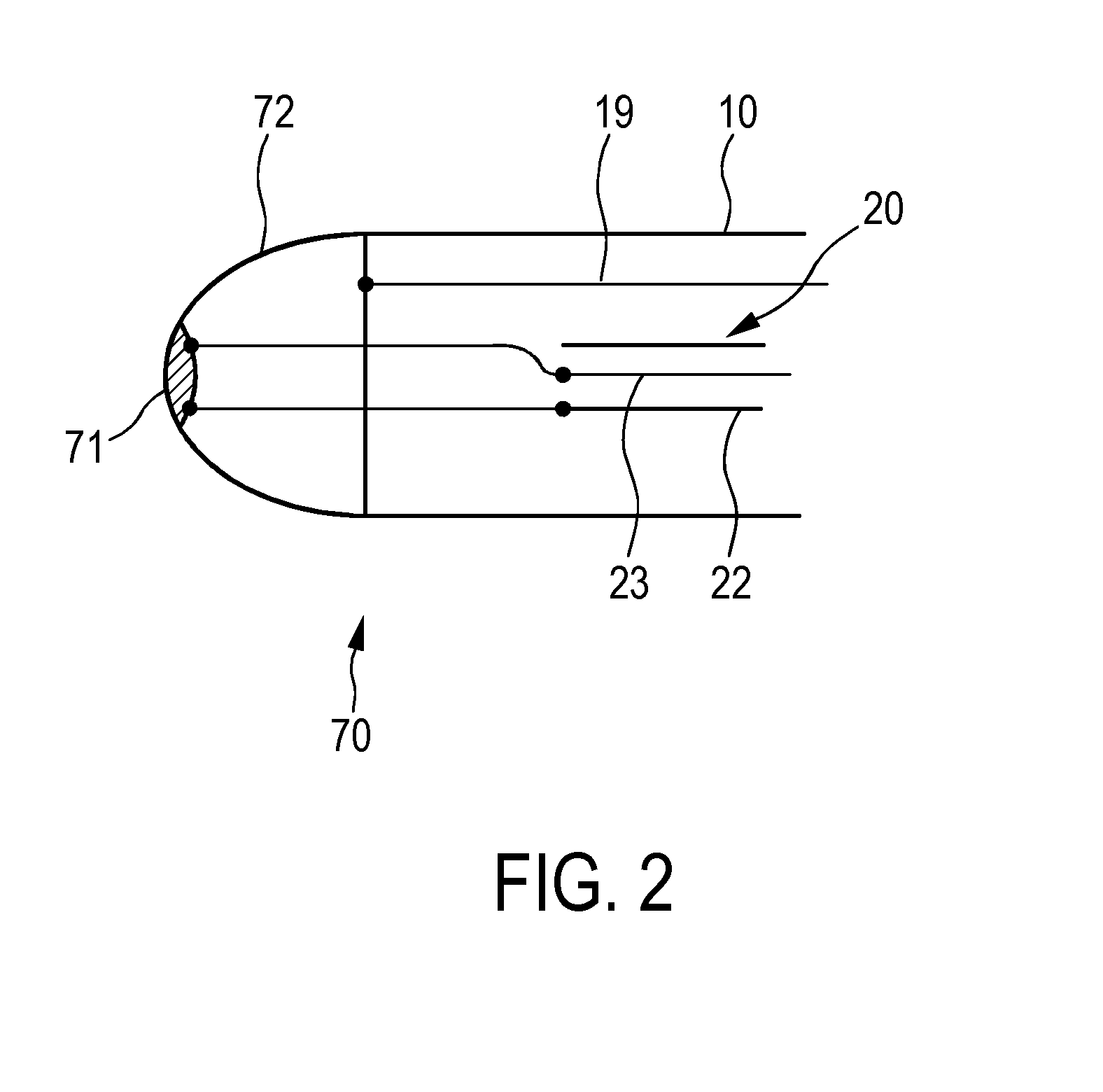 Inductive disturbance reduction device