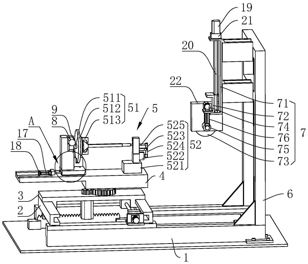 Cutting device for casting parts