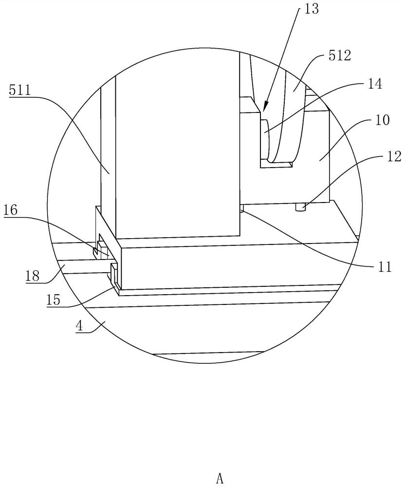 Cutting device for casting parts